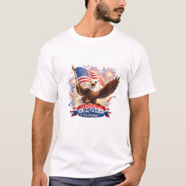 お父さんTシャツ祝福されたアメリカ生誕250周年おめでとう! Tシャツ