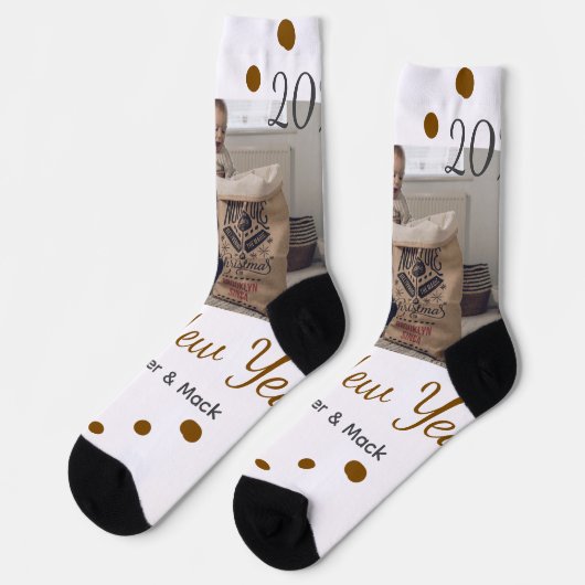 お父さ独身のん写真名brown ソックス (左)