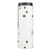 お父さ独身のん写真名brown タンブラー (裏面)