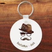 お父パーソナライズされた様の子供からの贈り物 キーホルダー (正面)