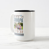 お父最高の様の日の写真コラージギフト ツートーンマグカップ (正面左)