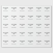 お父最高の様の日の祖父が贈る贈り物 ラッピングペーパー (フラット)