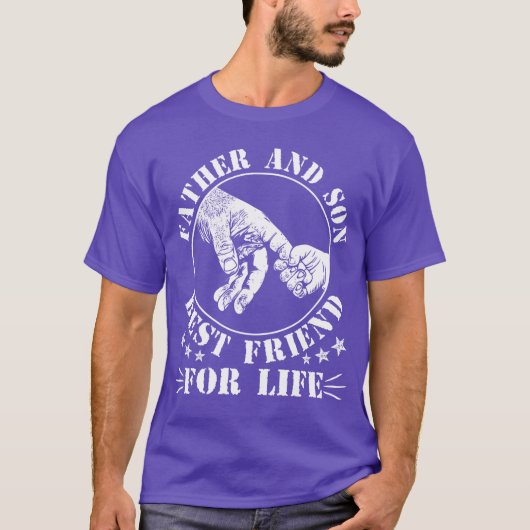 お父様と最高のお父様の友人 Tシャツ (正面)