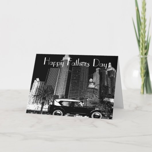 お父様のお幸せの日のグリーティングカード カード (正面)
