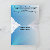 お父様のお日様、私の夫の天国!カード シーズンカード (内部)