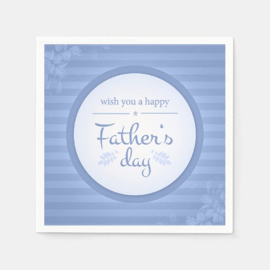 お父様のご冥福をお祈り スタンダードカクテルナプキン (正面)