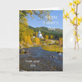 お父様のご子様御幸せ カード (黄色い花)