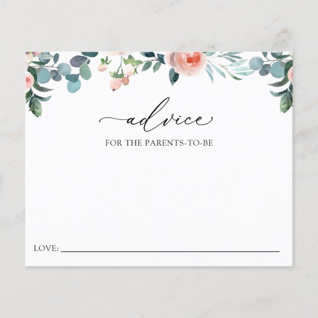 お父様のアドバイスカード (正面)