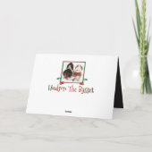 お父様のデイカおもしろいードのバセット&さくらんぼパイ カード (裏面)