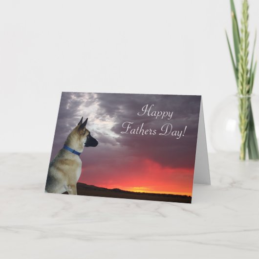 お父様のデイカードになって サンキューカード (正面)