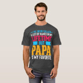 お父様の友達に最高のお父様のシャツギフト Tシャツ (正面フル)