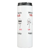 お父様の幸せな日は私たちは常にあなたのボールの中に住んでいた タンブラー (裏面)