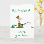 ***お父様の幸せな日****夫が大きなお父様を捕まえる カード (黄色い花)