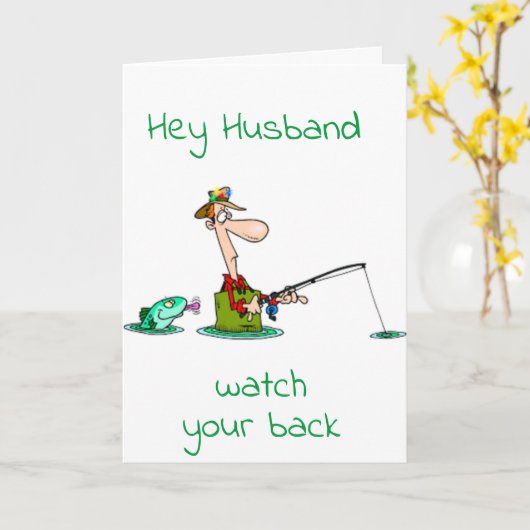 ***お父様の幸せな日****夫が大きなお父様を捕まえる カード (黄色い花)