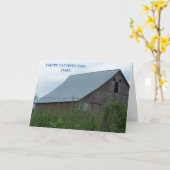 お父様の日おめでとうパパ!神と国 カード (黄色い花)