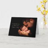 お父様の日おめでとう カード (黄色い花)