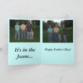 お父様の日おめでとう！ カード (内部)