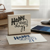 お父様の日おめでとう！ゴム印 ラバースタンプ