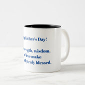 お父様の日おめでとう! ツートーンマグカップ (正面右)