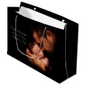 お父様の日おめでとう ラージペーパーバッグ (正面アングル)