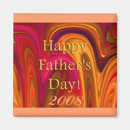 お父様の日おめでとう！-2008 マグネット (正面)