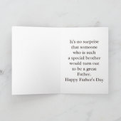 お父様の日とお兄様、さくらんぼ カード (内部)