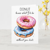 お父様の日なしに何をしたいかパパして カード (黄色い花)