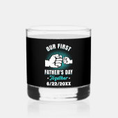 お父様の日にウイスキーのグラスを添える ウイスキーグラス (正面)