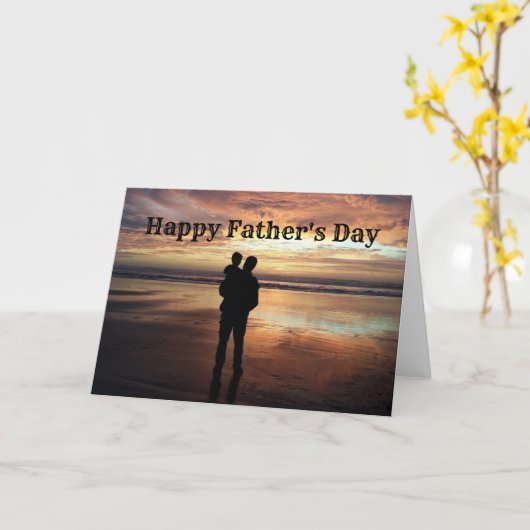 お父様の日に折り畳まれたグリーティングカード カード (黄色い花)