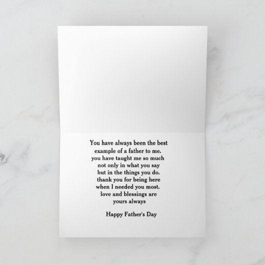 お父様の日に カード (内部)