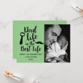 お父様の日のおめでとうフォトカード カード (正面/裏面インサイチュ)