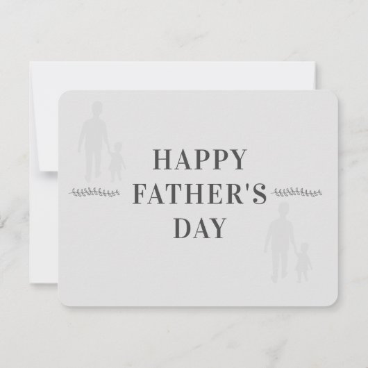 お父様の日のカードが永遠にカスタムなる 招待状 (裏面)