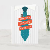 お父様の日のネクタイとシャストライプのツ カード (正面)