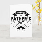 お父様の日のパパパーソナライズされたカード カード (黄色い花)