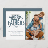 お父様の日の写真  シーズンカード (正面/裏面)