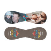 お父様の日の家族写真 – ブラウン 野球ボール (パネル)