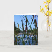 お父様の日の挨拶状 カード (黄色い花)