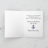 お父様の日の挨拶状 カード (内部)