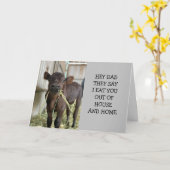 お父様の日の10代の若者から*パパ*カード カード (黄色い花)