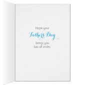 お父様の日、ペット、ラブラドール犬愛好者カード (内側 (右))