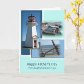 お父様の日 – 娘と娘婿から カード (黄色い花)