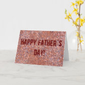 お父様の日、赤土コートスポーツテニス カード (黄色い花)