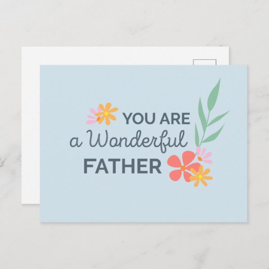 お父様の時代が素敵 |はがき ポストカード (正面/裏面)