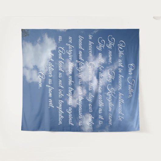 お父様の背景 タペストリー (正面(横))