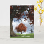 お父様への祝福 カード (黄色い花)