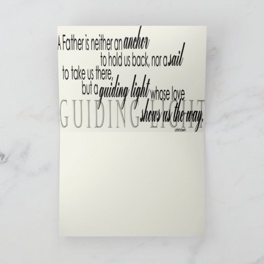 お父様 カード (内部)