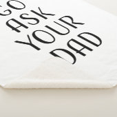 お父頼様の日にパパの贈り物を贈りに行く シェルパブランケット (3/4)