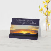 お爺ちゃんの失いに悔やみや弔慰を深く感じて カード (黄色い花)