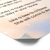 お王室の金感動的詩 ポスター (角)