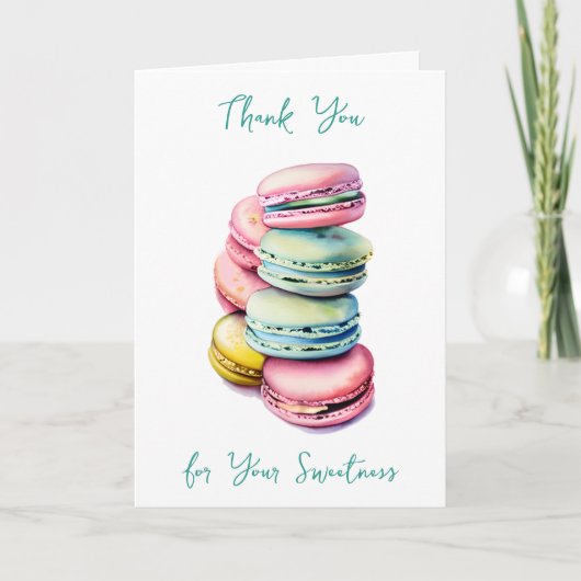 お甘さありがとう |私の一日を作った カード (正面)